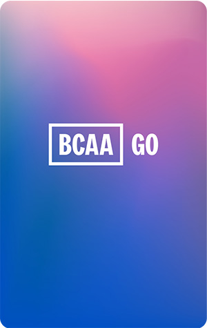 BCAA Go Membership card