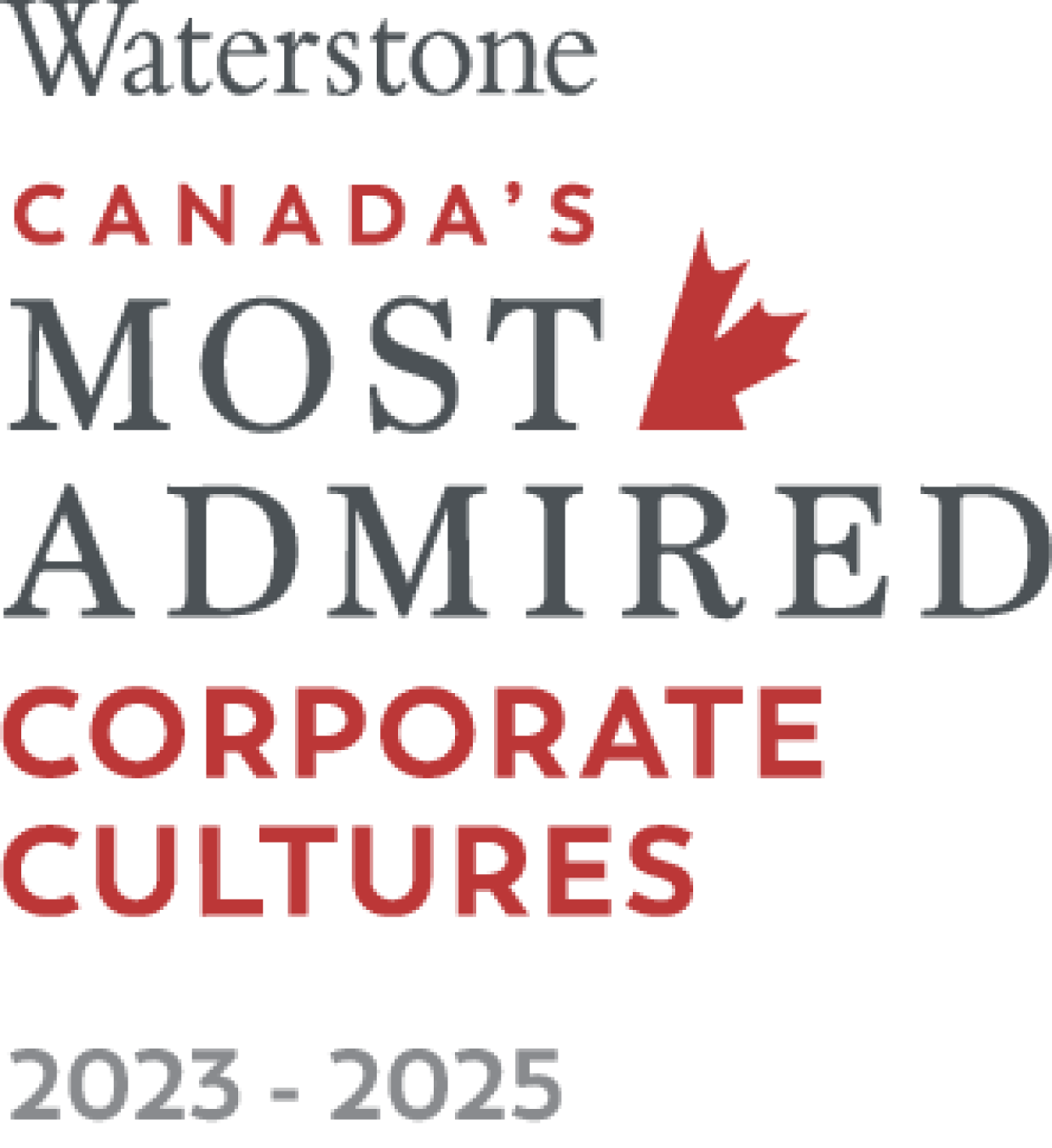Canada's Most Admired Corporate Cultures - 2023-2025