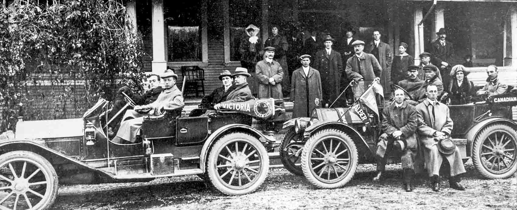 11 car enthusiasts founded BCAA in Victoria back in 1906