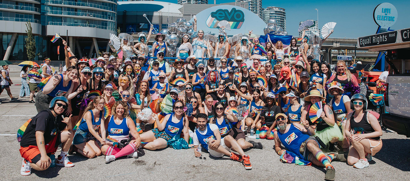 BCAA and Evo employee group photo