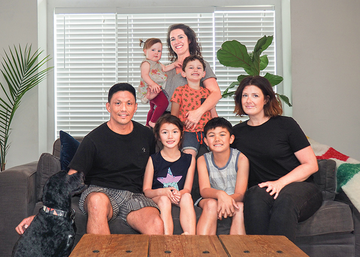 Erin Tarampi and family