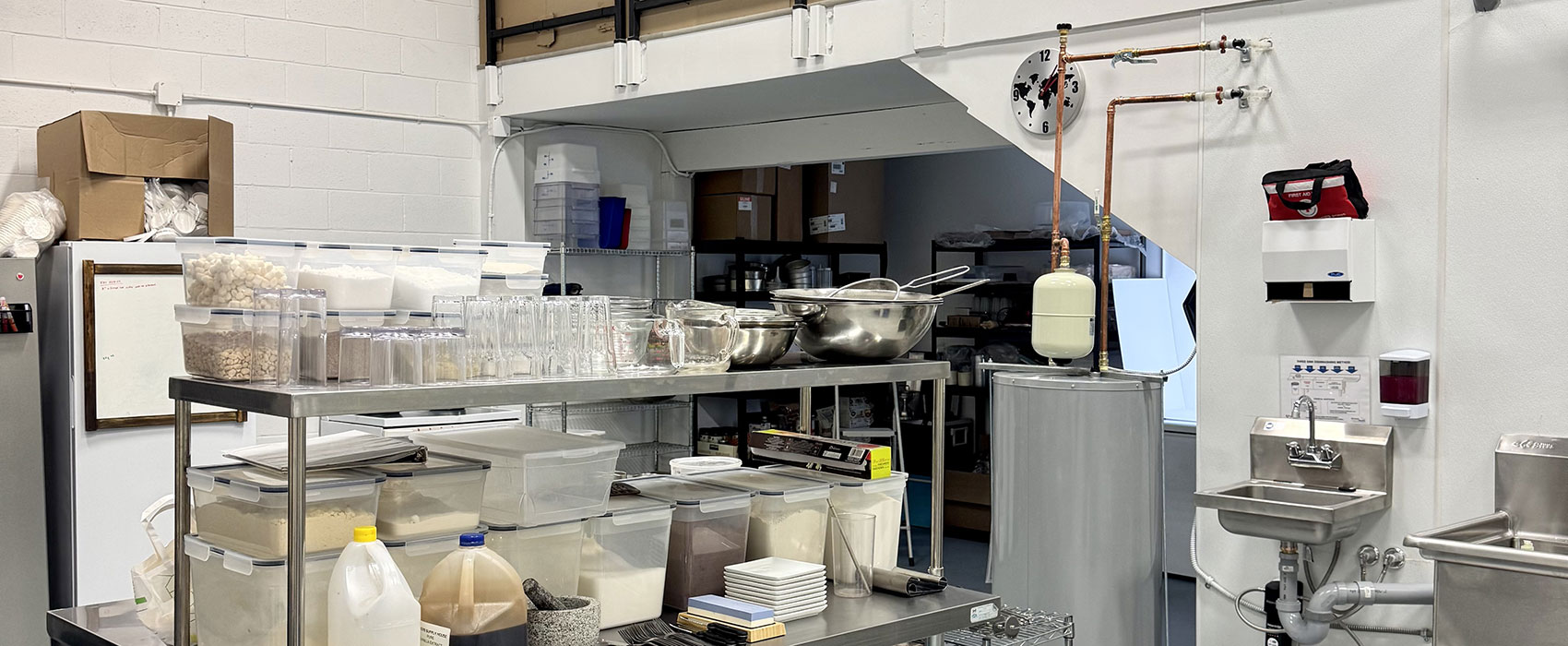 Occasionally Honey's product and prep area