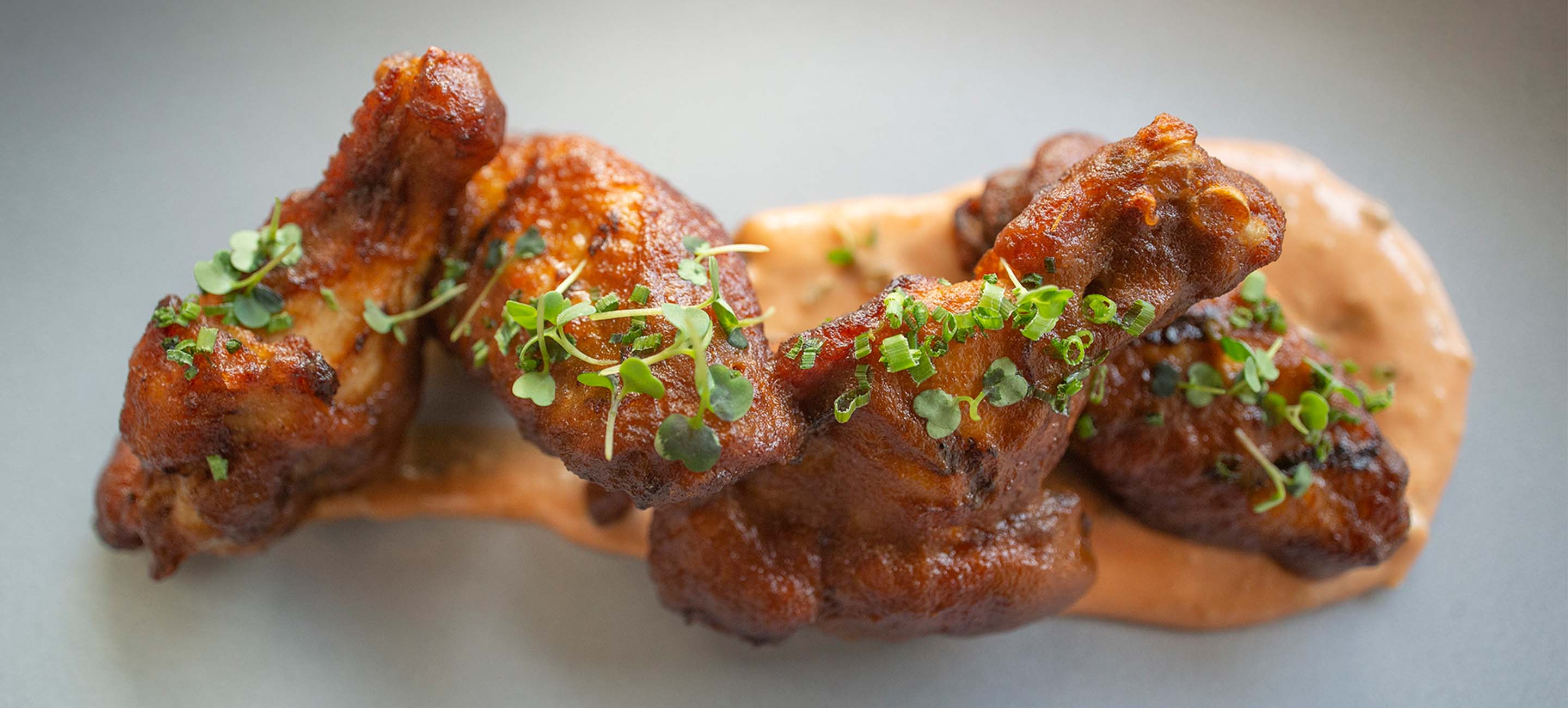 Korean BBQ Wings at Saveur