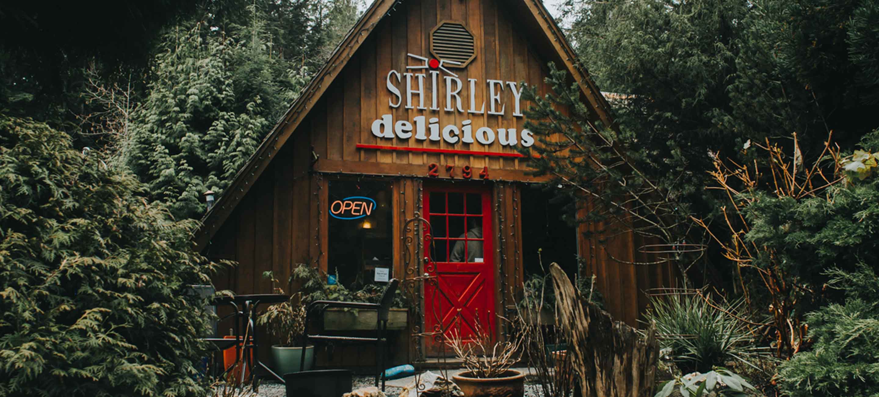 Shirley Delicious café by Destination BC/@melaniewonder