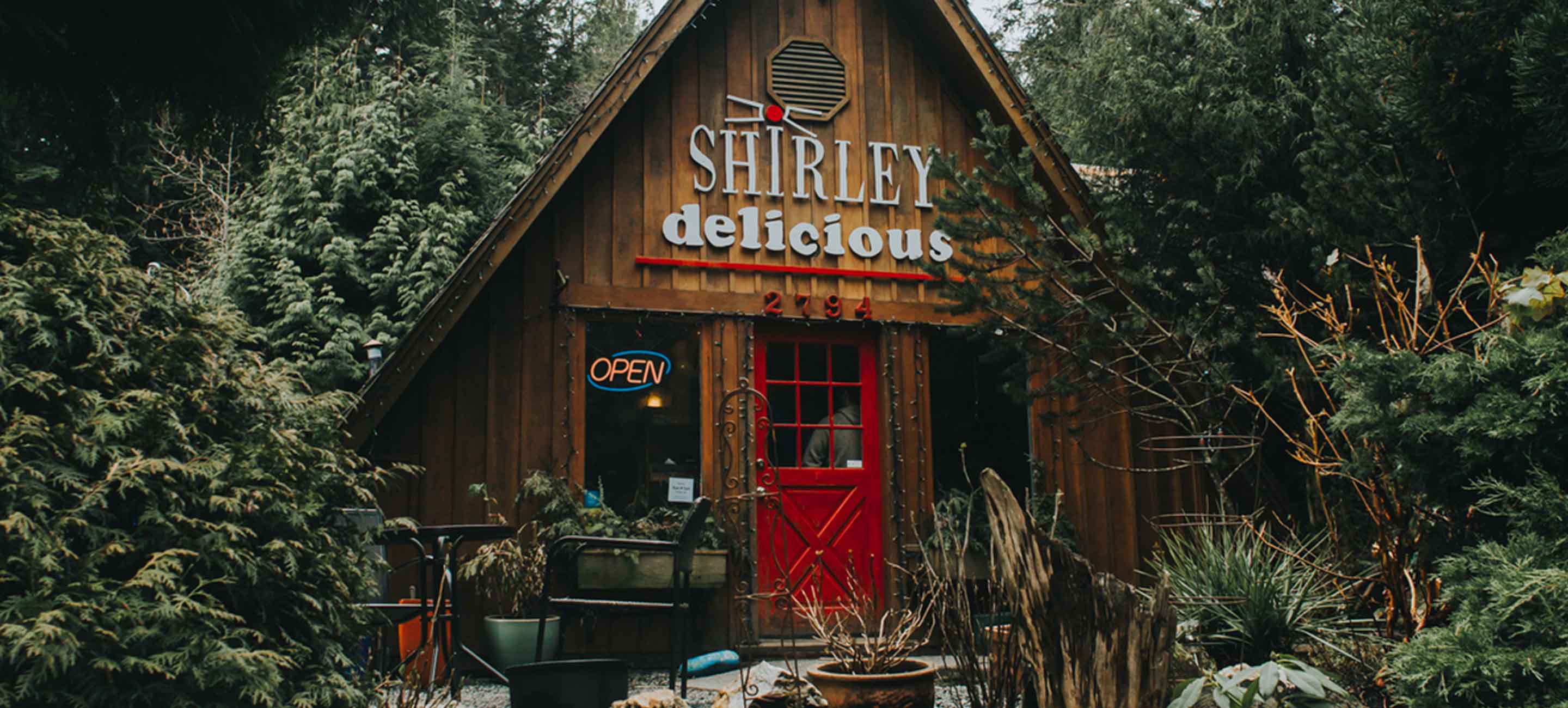 Shirley Delicious café by Destination BC/@melaniewonder
