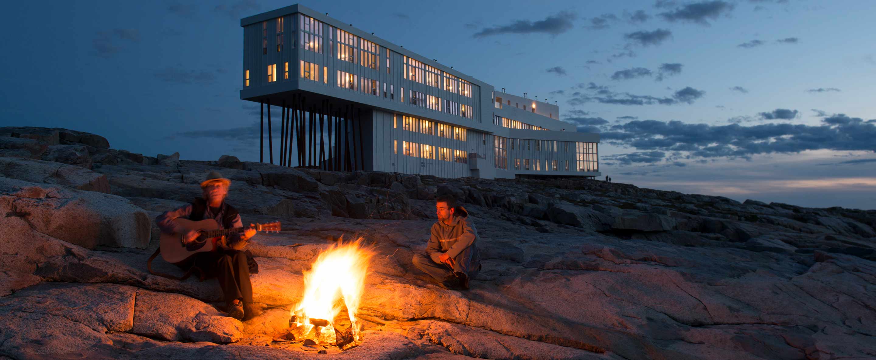 Fogo Island Bonfire by Alex Fradkin