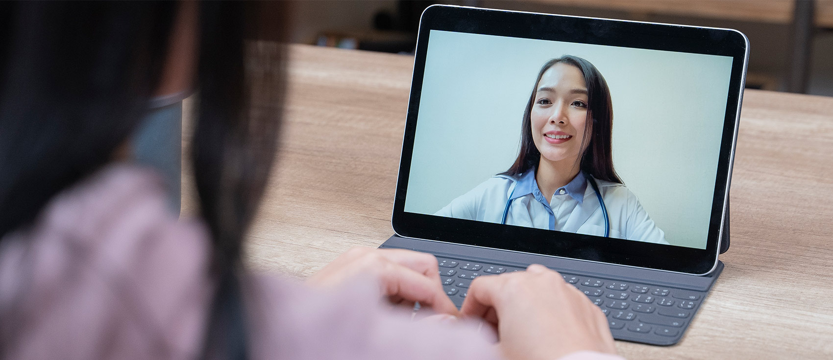 virtual appointment with a medical doctor