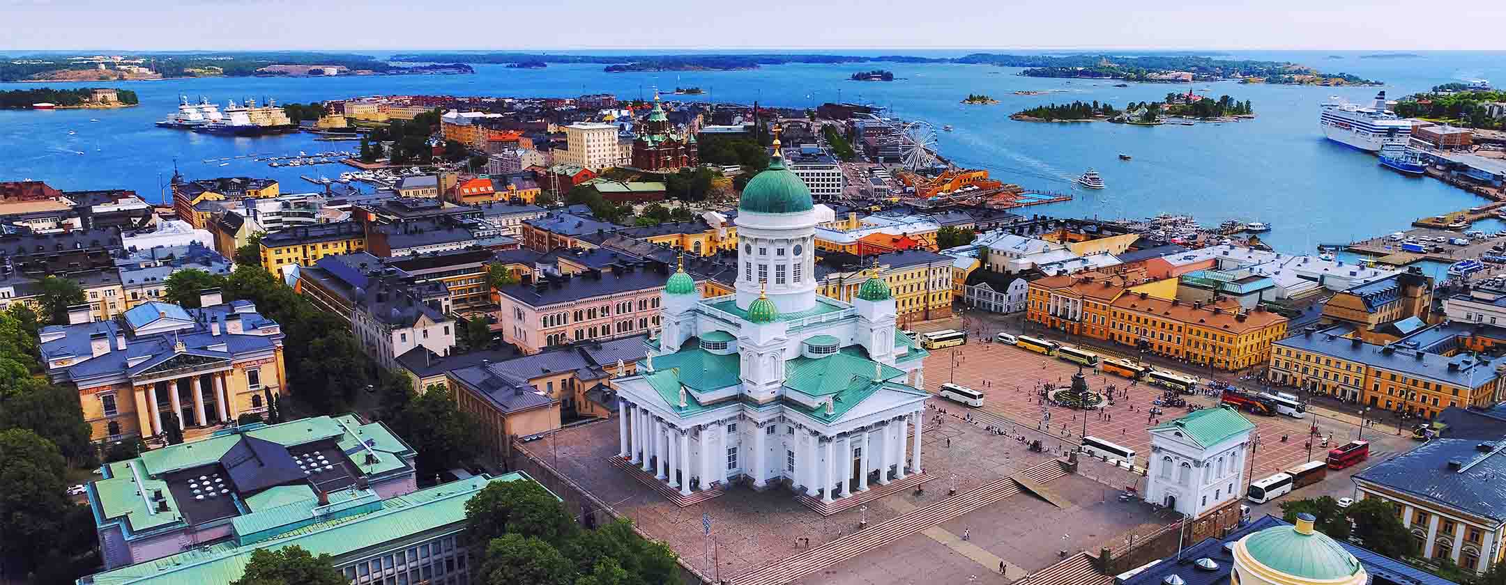 helsinki aerial finland