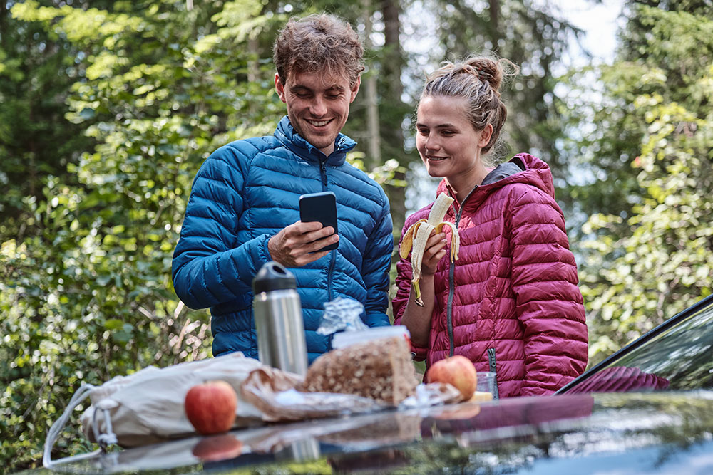 When a routine grocery run turned into a lockout, make your own picnic!