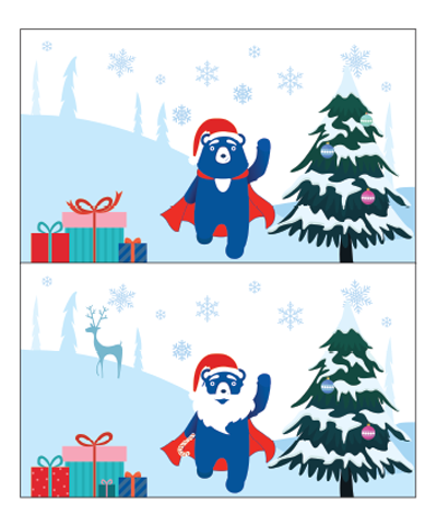 Blue Spot the Difference