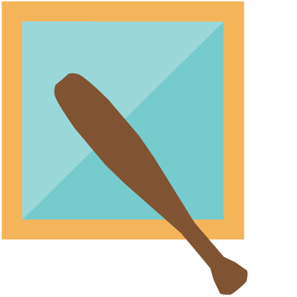 baseball bat hitting window