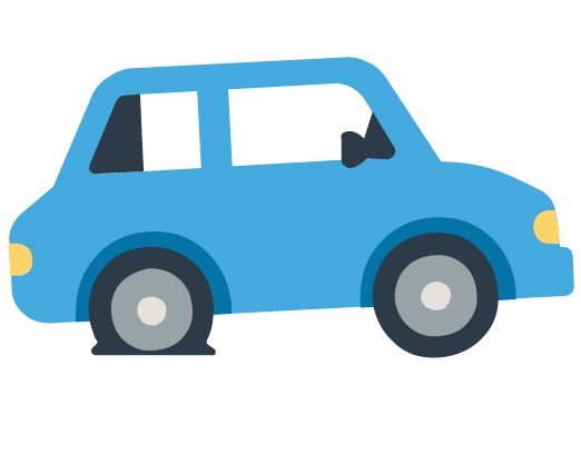 flat tire icon