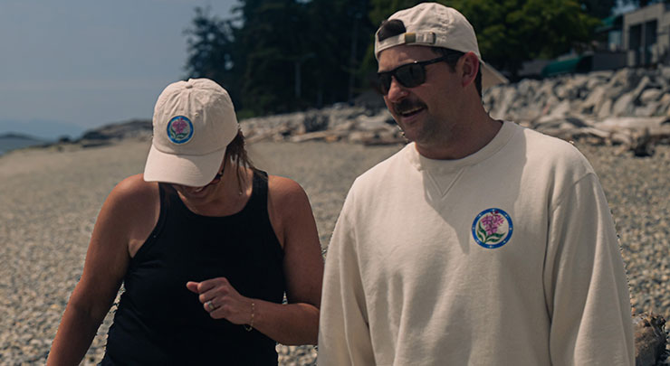 BCAA x Local Tourist Ltd. Fireweed hats and sweatshirt collab