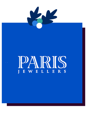 Paris Jewelers logo inside gift box