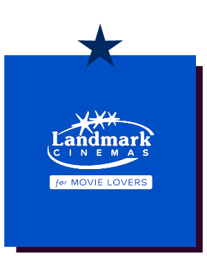 Landmark Cinemas logo inside gift box