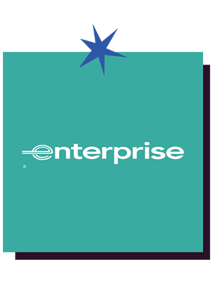 Enterprise logo inside gift box