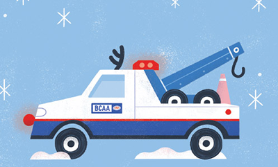 holiday tow truck