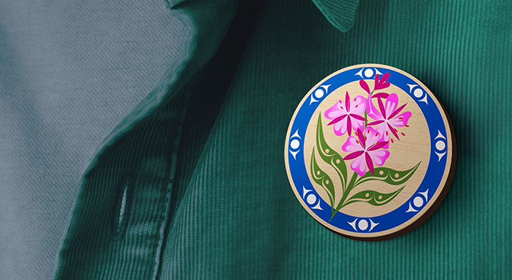BCAA Fireweed Pin