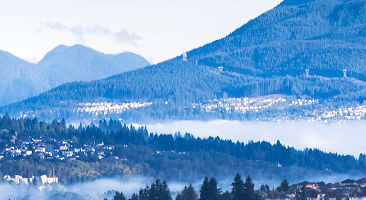 Lower Mainland Mountains in Mist