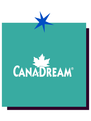 Canadream logo inside gift box